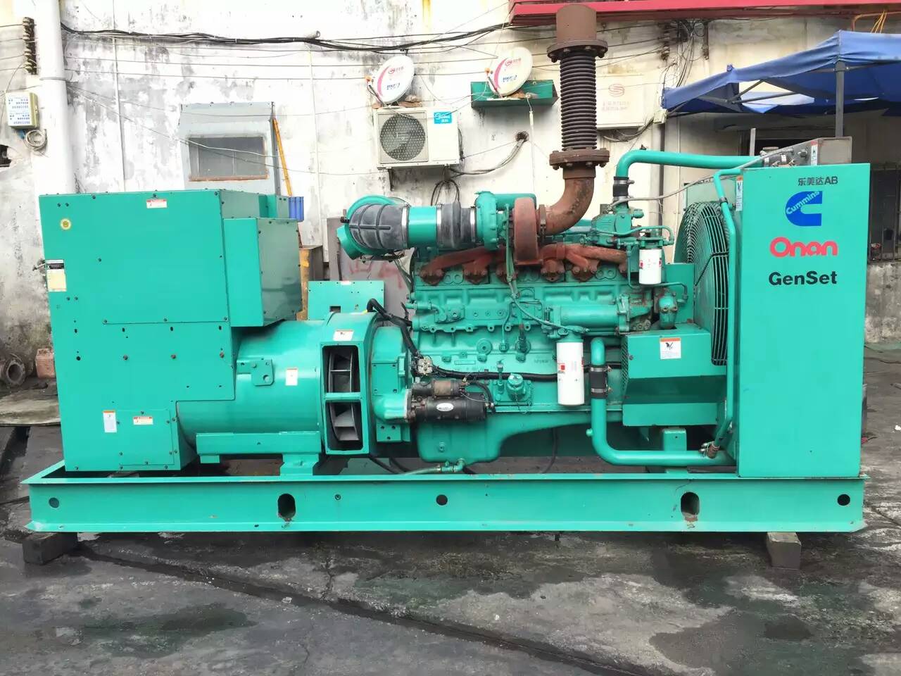 黑河租赁发电机-柴油发电机不正常冒烟的原因